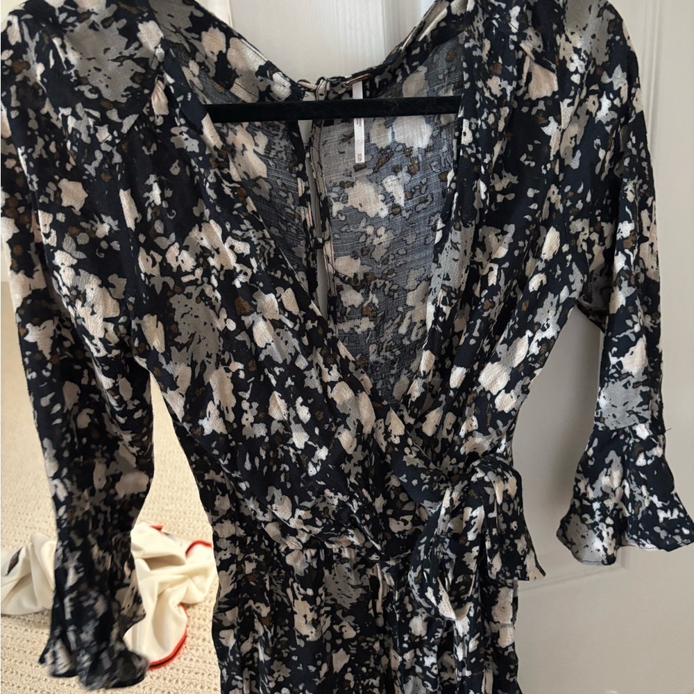 Free People VIP Wrap Romper